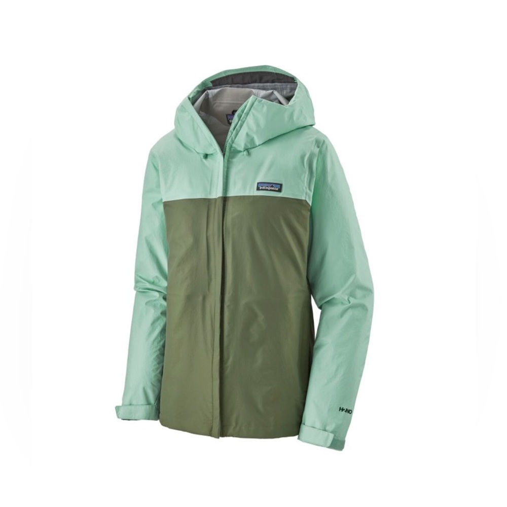 PATAGONIA W'S TORRENTSHELL 3L JACKET - GYPSUM GREEN SMALL